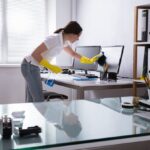 office room clean
