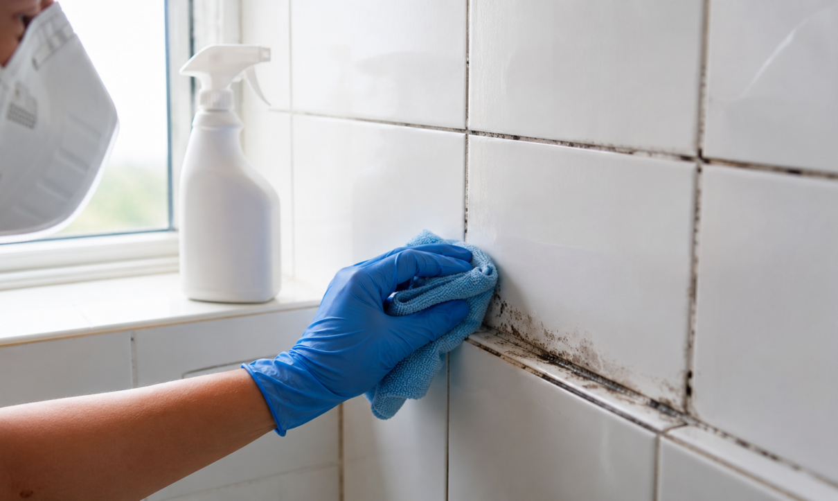 person told me how to clean shower mold