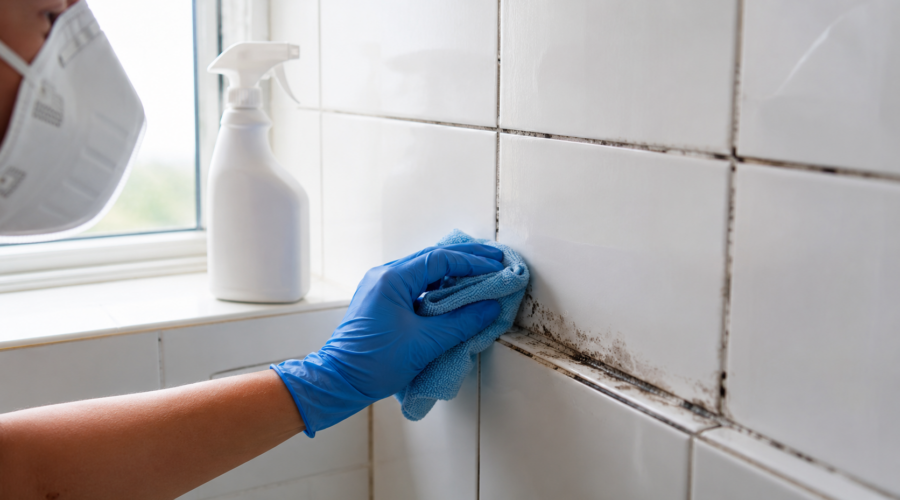 person told me how to clean shower mold